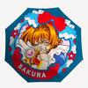 1pc Sakura's Sweet Charm Umbrella with Plastic Handle,Suitable for All Seasons Home Travel Outdoor UmbrellaM1081