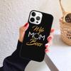 Чехол для телефона TPU 'Жена Мама Начальница Мама' для iPhone 17 Air 16 PRO MAX 15 14 PLUS 12 11 13 Задняя крышка Fundas Shell coque