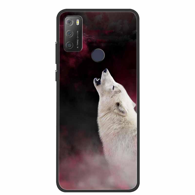Для Alcatel 1S 2021 чехол роскошный силиконовый мягкий чехол из ТПУ для телефона Alcatel 1S 2020 противоударный милый бампер из ТПУ Fundas Coque