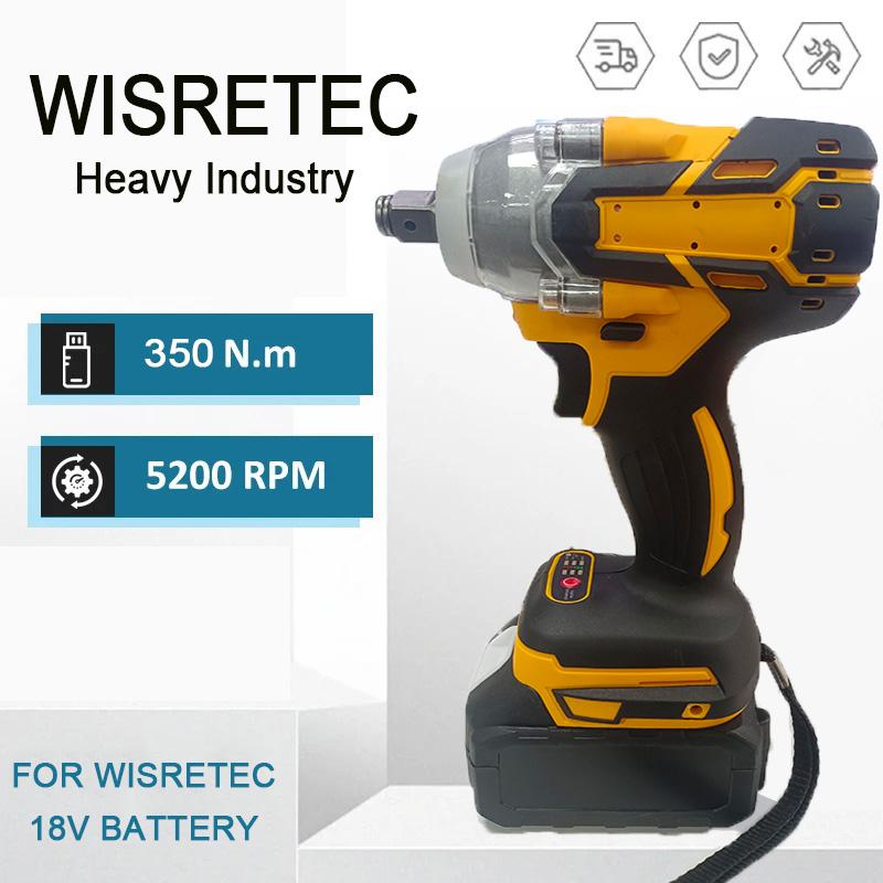 350 Н.м беспроводной электрический ударный гайковерт бесщеточный динамометрический ключ ручная дрель гнездо авторемонтный инструмент подарочный разъем коробка для аксессуаров