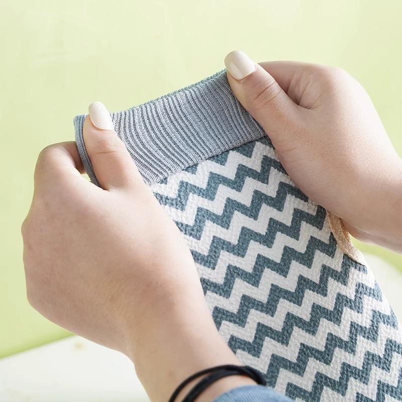 Double-Sided Thickened Back Scrubbing Gloves for Painless Bathing and Exfoliation