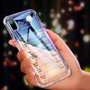 IPhone Samsung Galaxy Hauwei Honor Xiaomi Redmi OenPlus Telefon uchun hashamatli shaffof zarbaga chidamli silikon g'ilof 360 himoya silikon qopqoq g'iloflar