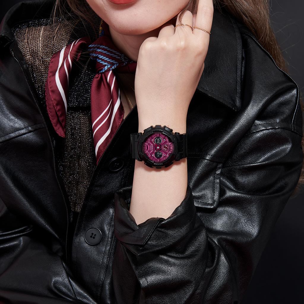 Casio Мужские часы G-SHOCK, смола, 200 м водонепроницаемые, цифровые, ударопрочные, кварцевые, GMA-S120RB-1A