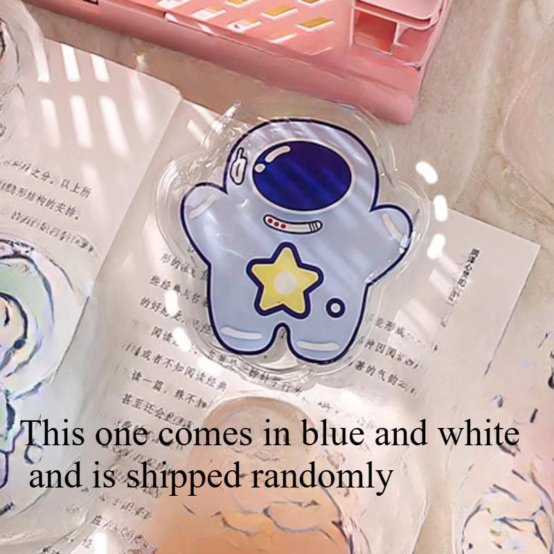 Грелка для рук Многоразовая самонагревающаяся Прозрачная с рисунком из мультфильма Сохраняет тепло Безопасная Быстро нагревающаяся грелка в виде кролика Грелки для рук