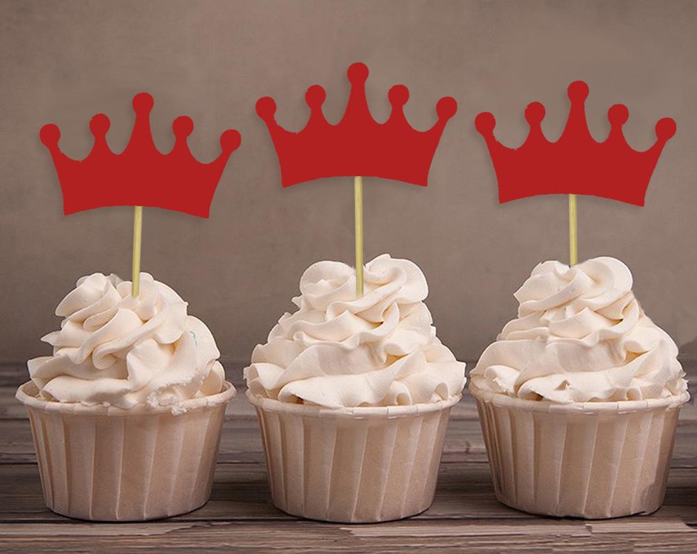 Дарлинг Сувенир| Топперы для кексов в форме короны в виде тиары | Десертные украшения для вечеринки по случаю дня рождения девочки - упаковка