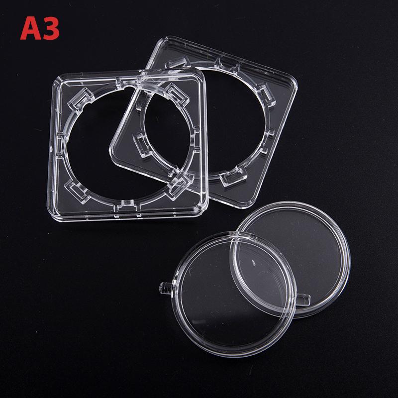 4 см акриловая витрина для монет, прозрачная коробка, защитная коробка для памятной медали