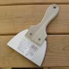 Shimotori Corporation Wooden Handle Rubber Spatula, Large, Made in Japan, 448