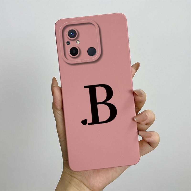 Для Xiaomi Redmi 12C Чехол Милые Буквы для Пары Силиконовый Мягкий ТПУ Fundas Для Xiaomi Redmi 12C 12 C Redmi12C Чехол для Телефона Coque