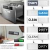 Magnetic Indicator Sign Clean Dirty Magnet Dishwasher Refrigerator Acrylic Sign for Hotel Room Door Decoration Kitchen Supplies
