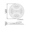 Resonator Guitar Resophonic Guitar Cover Plate Guitar Cover Plate for Dobro