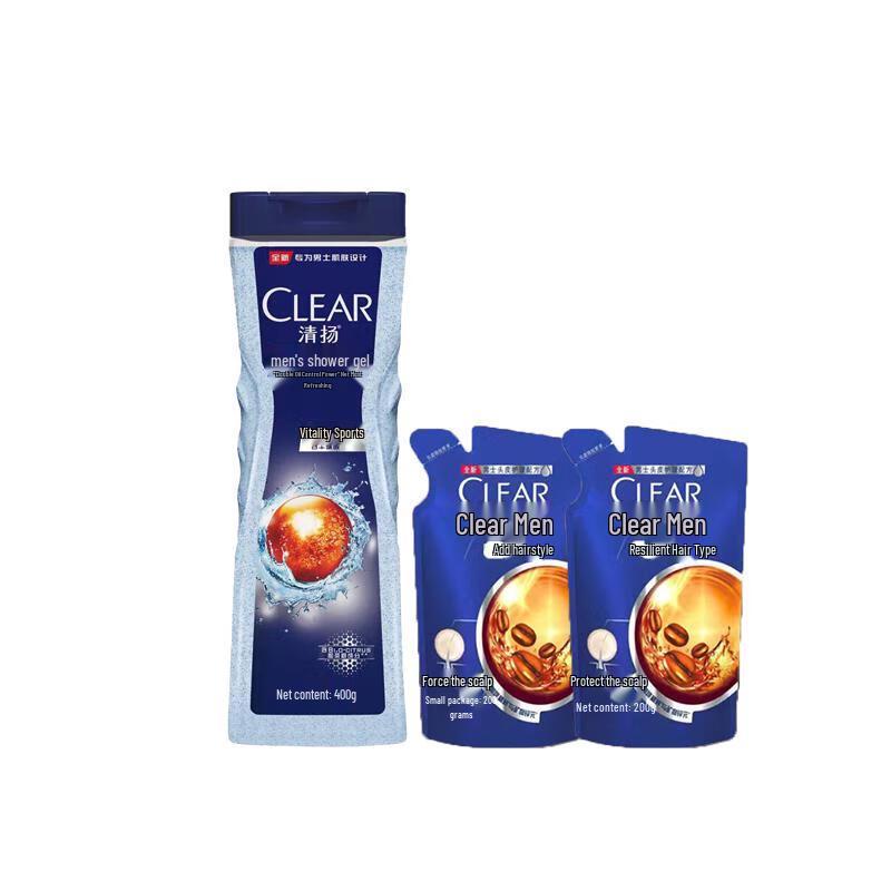 Clear Men Balance Oil Control Shower Gel & Shampoo Set