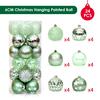 Christmas Hanging Ball Painted Ball 6cm 24PCS for Xmas Ornaments Christmas Tree Decoration Deco