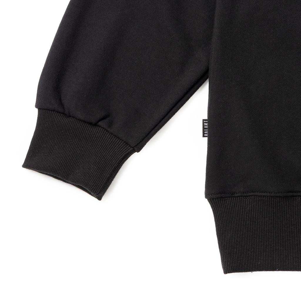 BALANT Original Heavy Logo Basic Suedeshirt - Black