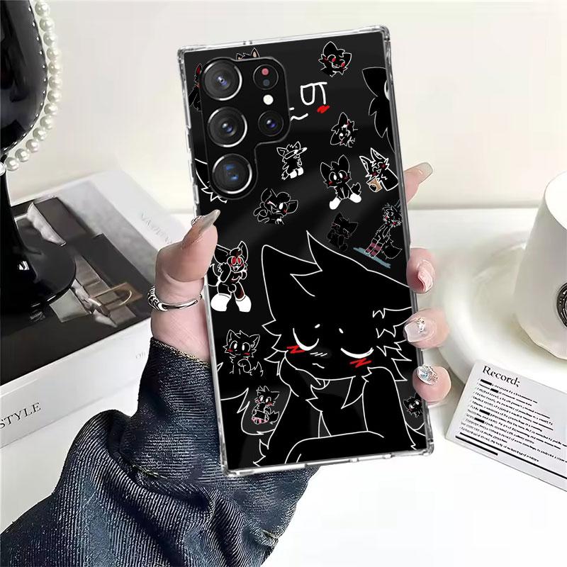 Boykisser Cat For Samsung Galaxy S25 S24 S23 S22 Ultra Phone Case S21 Plus S20 FE S10 + S25Edge Fundas Cover Coque