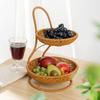 Handwoven Fruit Basket Imitation Rattan Weaving Storage Basket New Storage Rack  Living Room
