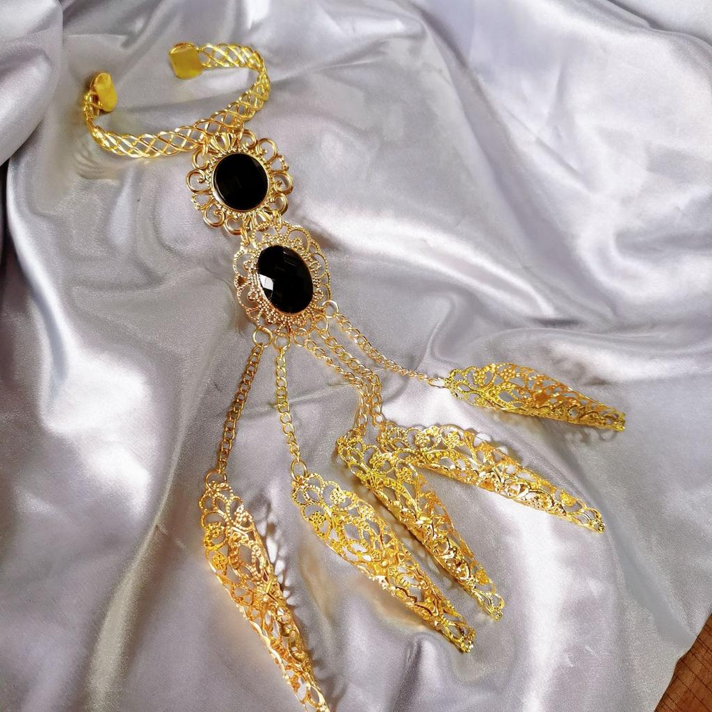 1 шт. женские украшения для танца живота для девочек, индийские тайские золотые украшения на пальцах