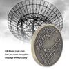 Тренировочная монета азбуки Морзе CW Оцинкованная медная монета языка шифрования для начинающих радиолюбителей 30x30x3 мм