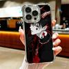 Чехол для телефона в стиле аниме «Злой Плохой Парень» с покрытием для iPhone 16 17 Pro Max Air 16E 14 15 Plus 12 13 Mini, противоударный, с покрытием-подушкой безопасности