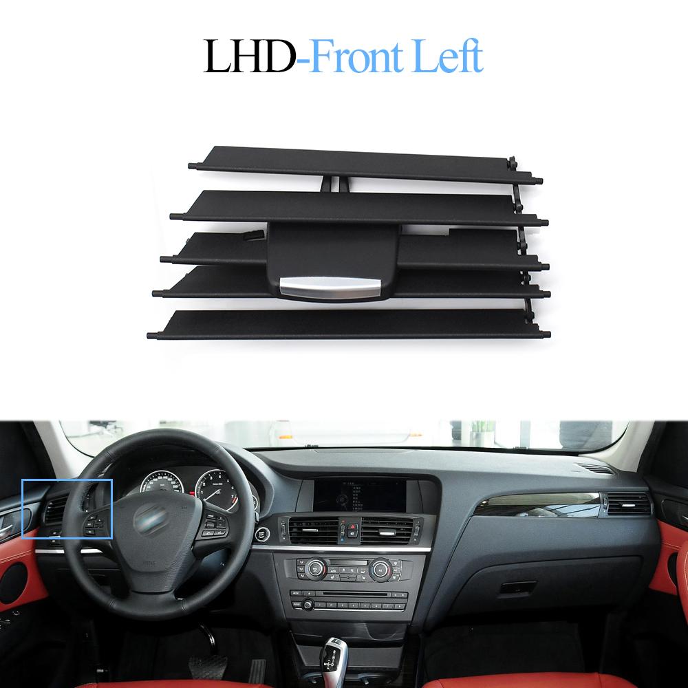 Front Middle Console AC Air Conditioner Vent Grille Slide Outlet Tab Clip Repair Kit Replacement For BMW X3 X4 F25 F26 2011-2018