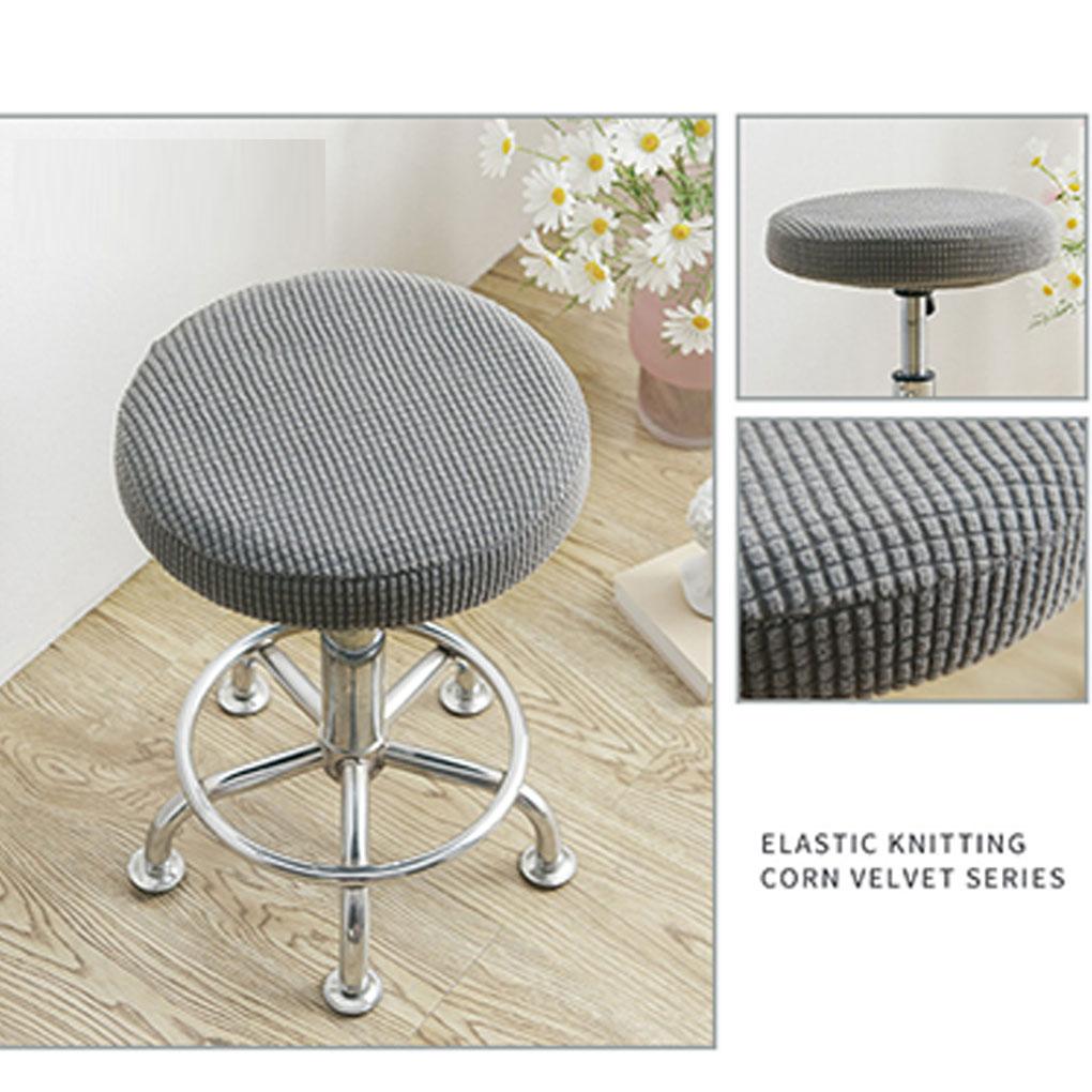 Круглый чехол для табурета, обеспечивающий долговечность и яркие цвета, наволочка для подушки, моющиеся чехлы для барных стульев