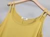 2025 New Sleeveless Cotton Rayon Slip Dress: Women's French Summer Beach Tank Maxi