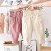 Girls Pants Spring Autumn Children Clothes Bow Ruffles Baby Girl Trousers Kids Pants Princess Toddlers Infant Casual Fashion