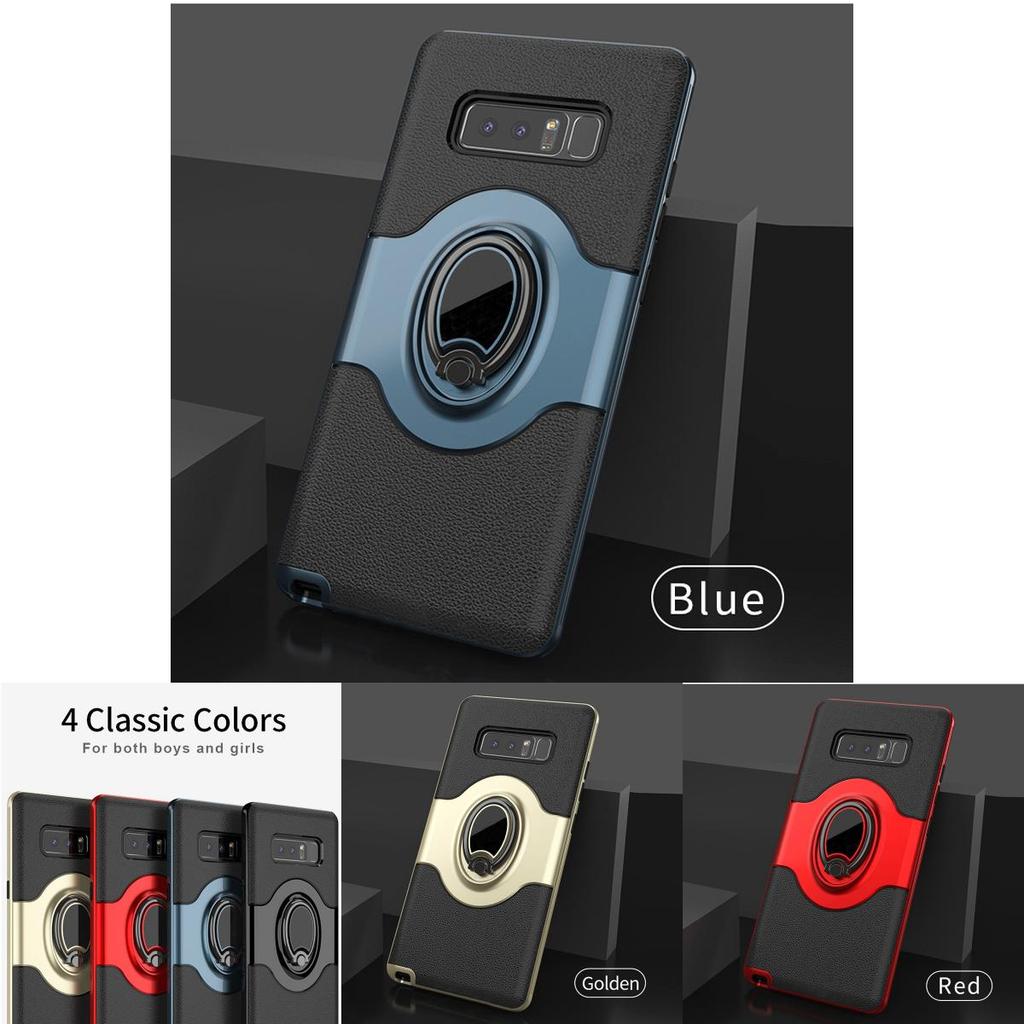 Высококачественный защитный чехол-броня из ТПУ с вращающимся на 360 градусов кольцом-держателем для Samsung S9
