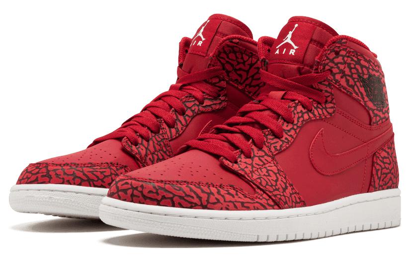 Jordan 1 Ретро Красный Слон Принт 839115-600