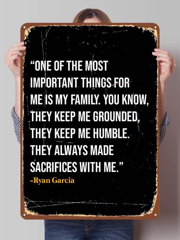 Райан Гарсия Боксер Металлические Знаки Эстетика Декора Комнаты Мужчины Индивидуальный Боксерский Постер Жестяные Таблички для Настенного Искусства Мужской Пещеры Винтажная Металлическая Табличка