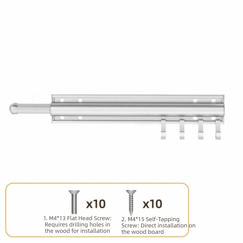 Aluminum Zinc Zinc Alloy Closet Valet Rod Retractable Wardrobe Clothing Rail Hanging Suits