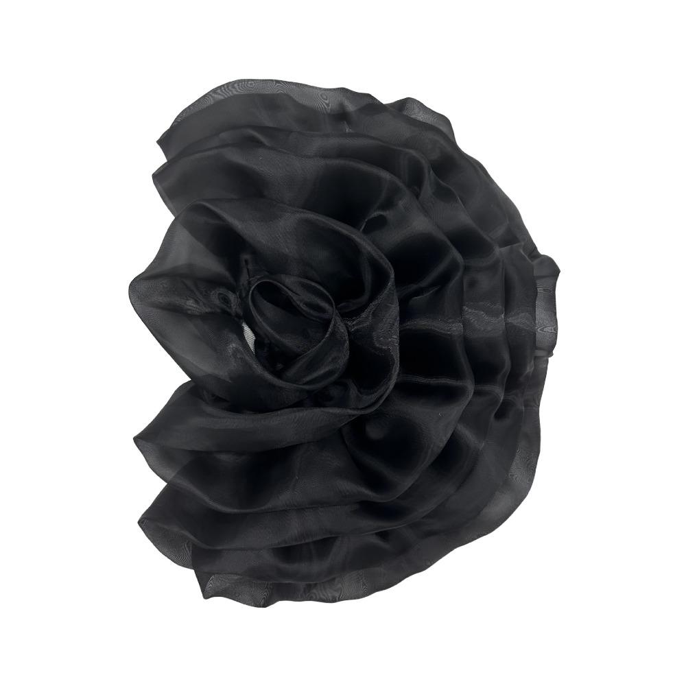 Fashion 3D Flower Corsage Sewing Applique Accessories Handmade Flower Patch Irregular Organza Clothing Dress Neck Decoration