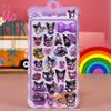 1pcs Kawaii Sanrio Kuromi Cartoon 3D Relief Stickers Aesthetic Waterproof DIY Diary Laptop Cute Anime Decoration Sticker Toys