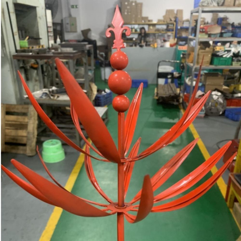Creative Yard Sculpture Garden Rotating Deck Wind Chime Decoration Windmill Decor