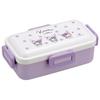 Bento Box 530ml Antibacterial Fluffy Dome Lid For Women Made In Japan Sanrio Kuromi Watercolor Cosmetics PFLB6AG