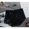 Women's Summer Thin Sexy Lace Panties Underwear Seamless Mid-high Waist Breathable Cotton Crotch Antibacterial Women's Briefs Knickers