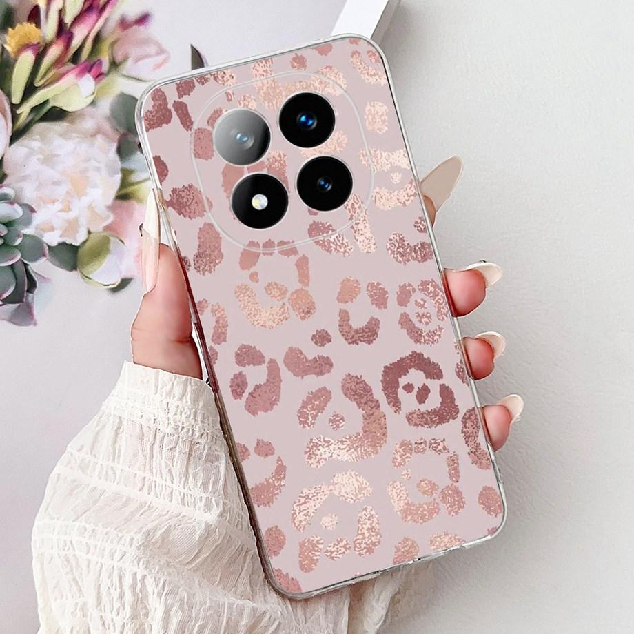 Soft Liquid Silicone Back Cover For Xiaomi Redmi Note 14 Pro Plus Phone Case Marble Gothic Style Bumper For Redmi Note 14 4G 5G