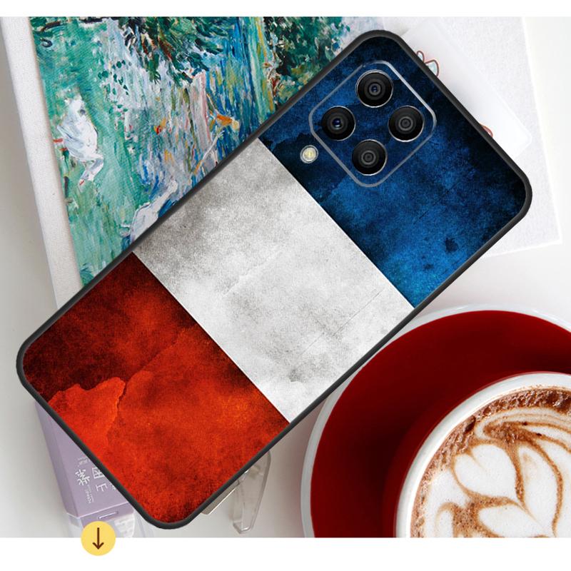 France National Flag Case For Samsung Galaxy M54 M23 M20 M32 M52 M56 M16 M36 M34 M14 M35 M55 M15 M11 M31 M13 M53