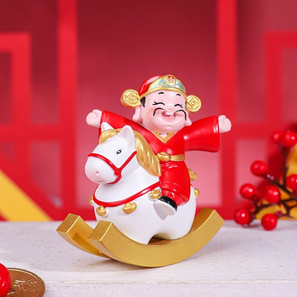 Year of The Horse 2026 Horse Year Figurines Resin Horse Statue Office Decoration