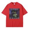 Call Me a Magician Cause Im at the Party Funny Frog Meme Graphic TShirt Unisex Men Casual Humorous Vintage Oversized Tshirt