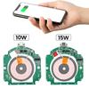 10W 15W High Power Wireless Charger Transmitter Module Type C Micro USB + Coil QC/PD For QI Standard Fast Charging Circuit Board