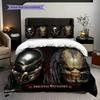 Predator Alien Warrior Artwork Poster Bedding 1 Duvet Cover 2 Pillowcase Without Core Soft And Comfortable Duvet Cover And Pillowcase