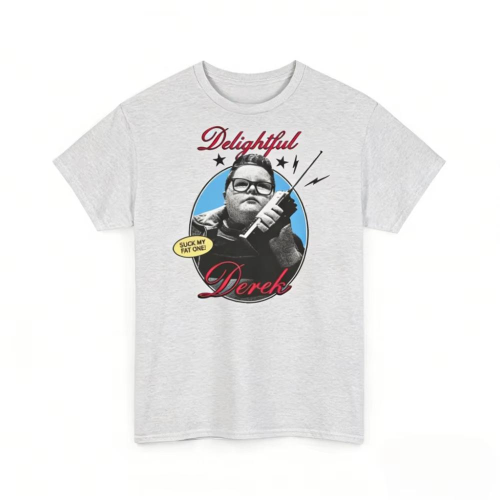 TV drama Stranger Delightful Derek Turnbow graphics 100Cotton Tshirt unisex Vintage Fashion Short Sleeve Mens shirt Streetwear