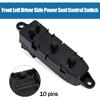 Front Left Driver Side Power Seat Control Switch Fits for Nissan Infiniti Titan Murano Pathfinder Rogue 87066-1AB0A 87081-3JA7A 87081-3JA7B