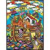 Coloring - Noah's Ark - Crayons Included - 47 X 35 Cm - To Color Colorvelvet