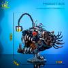 Конструктор Moc Technicial Machinery Модель Рыбы-фонаря Строительный Блок Морская Серия Кирпичный Строительный Игровой Набор Для Детей Домашний Декор