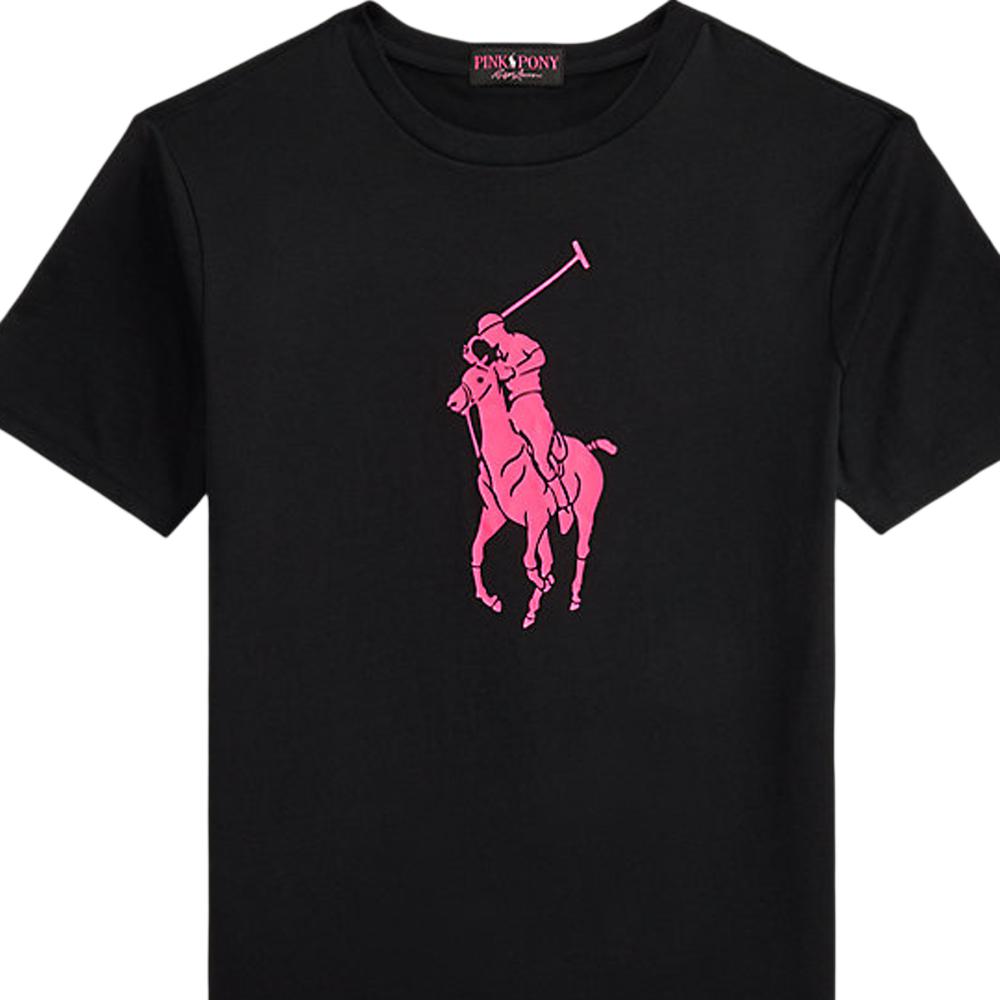 Футболка Polo Ralph Lauren с графикой Big Pony, круглым вырезом, детские топы 323943471-001