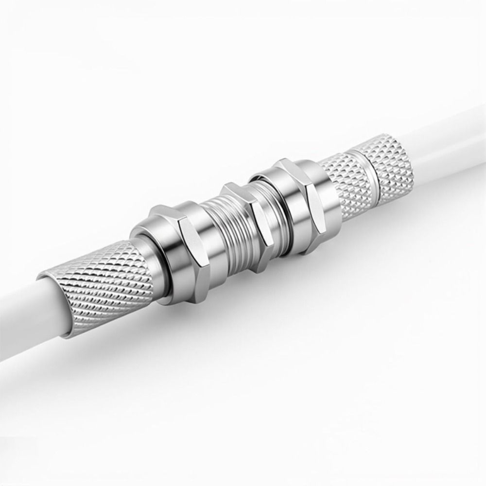 10Pcs 75 Ohm F Type Coaxial Adapter Coax Cable Quick Connector for TV Satellite Antenna Coax Cable