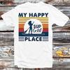 230 Gsm 100% Cotton Paddleboard My Happy Place Sup Girl T Shirt Vintage Retro Cool Gift Unisex Cartoon Anime Manga Top Tee B1316
