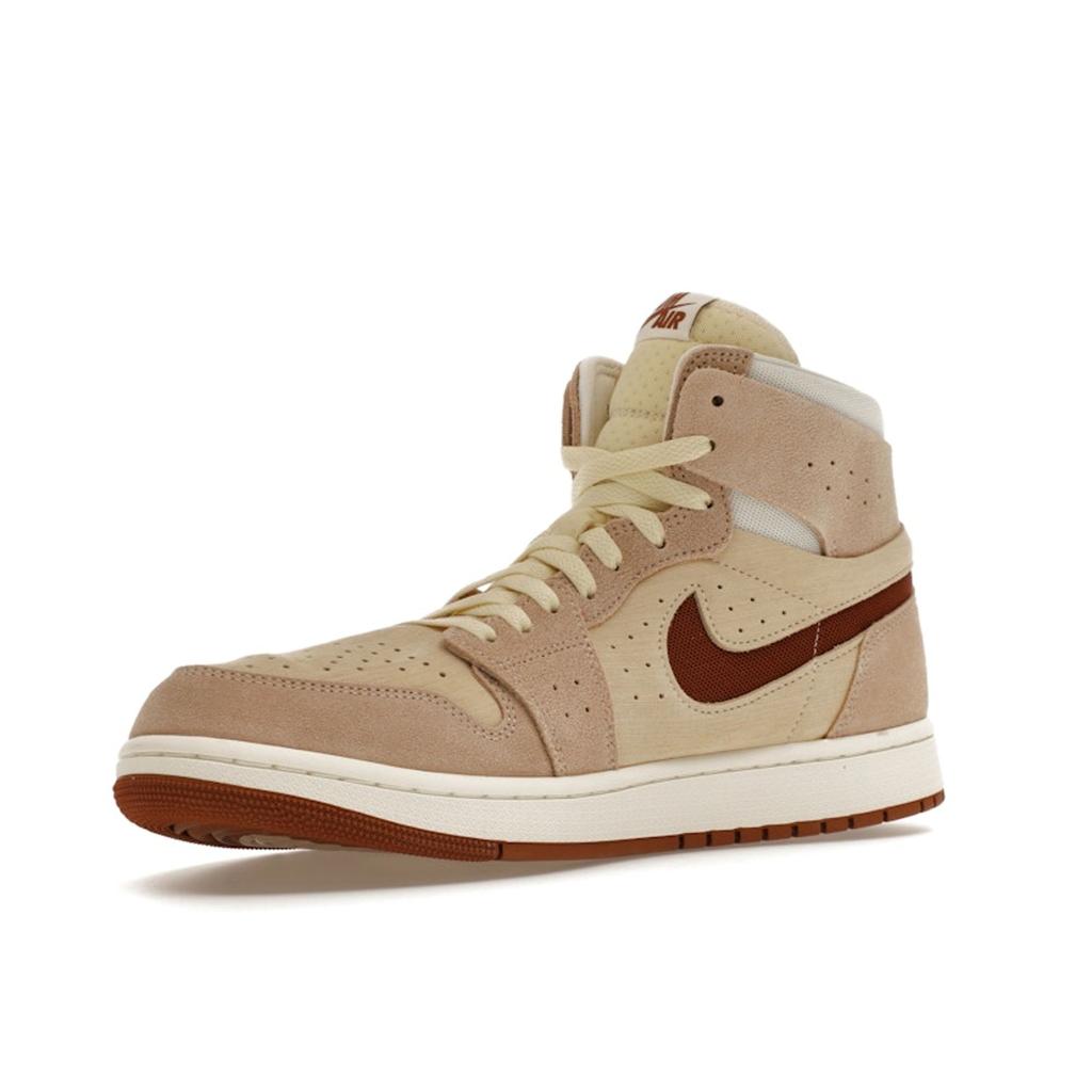 Air Jordan 1 High Zoom Comfort 2 Legend Coffee Мужские кроссовки White Sail Legend-Medium-Brown DV1307-120