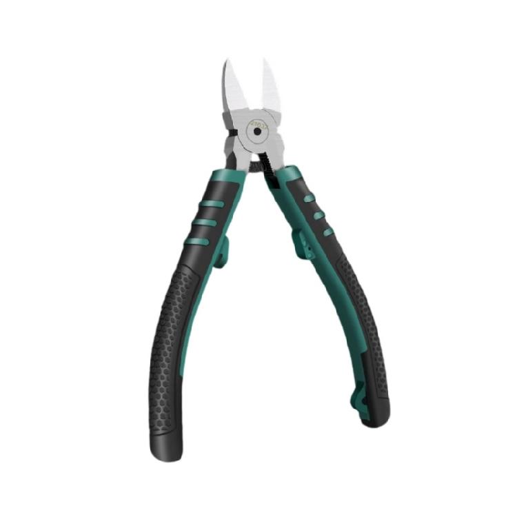 Удобная рукоятка Электрик Ножницы для резки проволоки Инструмент для резки кабеля Диагональные плоскогубцы Точные края Эргономичная рукоятка, устойчивая к усталости